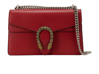 Old Small Dionysus, &pound;850, Handbags, Red, Leather, Front view